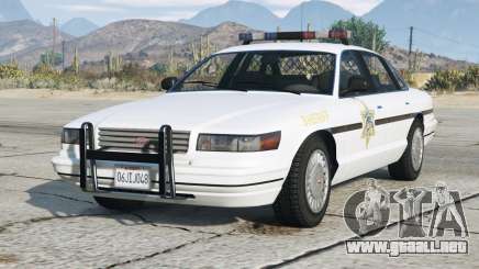 Vapid Stanier Blaine County Sheriff para GTA 5