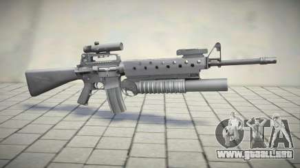M16 (M203&CScope) para GTA San Andreas