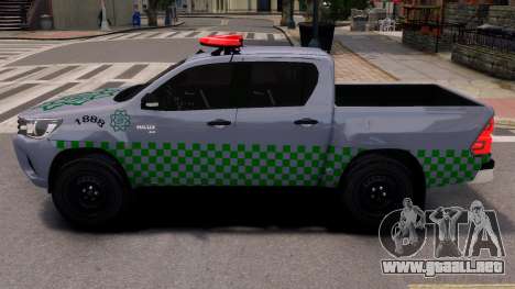 Toyota Hilux 2017, Tehran Municipality para GTA 4