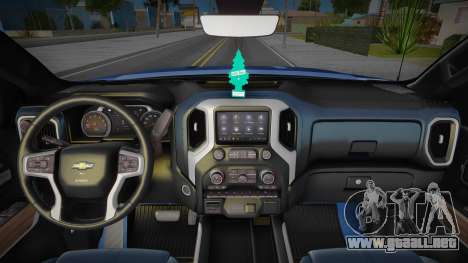 Chevrolet Silverado 2023 RST Blue para GTA San Andreas