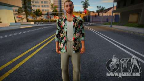 Duane con una camisa hawaiana 2K para GTA San Andreas