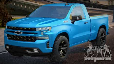 Chevrolet Silverado RST Single Cab 2021 para GTA San Andreas