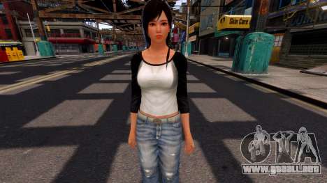 Kokoro Sport DLC from Dead or Alive 5 Street para GTA 4