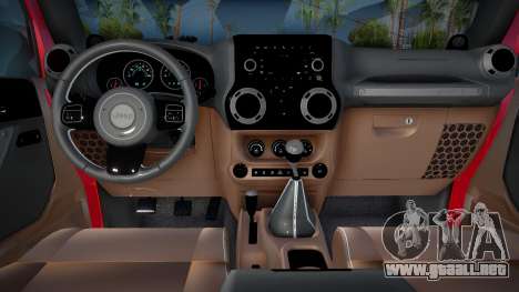 Jeep Wrangler 2012 Rubicon Ukr Plate para GTA San Andreas