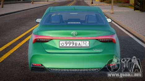 Toyota Avalon Green para GTA San Andreas