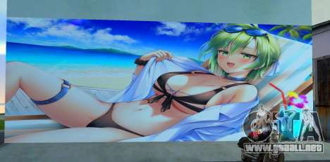 Billboard Graffiti Anime Girl para GTA Vice City