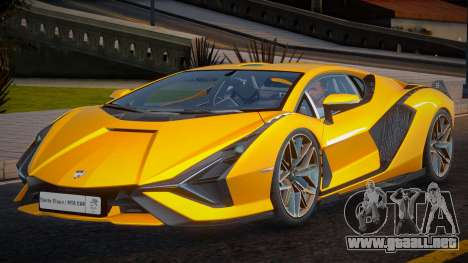 Lamborghini Sian 2021 Santa para GTA San Andreas