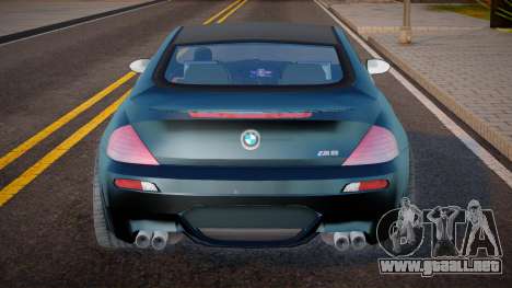 BMW M6 E63 Fuzya para GTA San Andreas