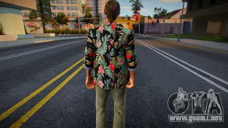 Duane con una camisa hawaiana 2K para GTA San Andreas