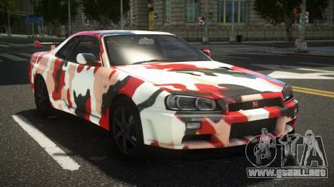 Nissan Skyline R34 XR-Z S14 para GTA 4