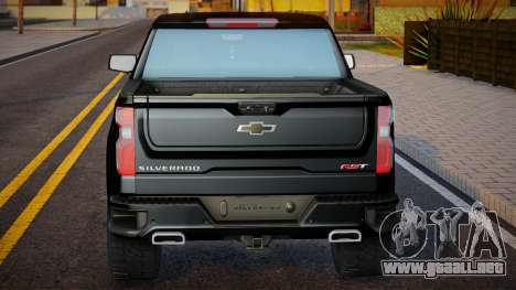 Chevrolet Silverado 2023 RST Black para GTA San Andreas