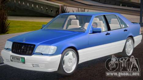 Mercedes-Benz W140 S600 Cherkes para GTA San Andreas