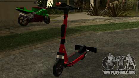 Scooter eléctrico rápido para GTA San Andreas