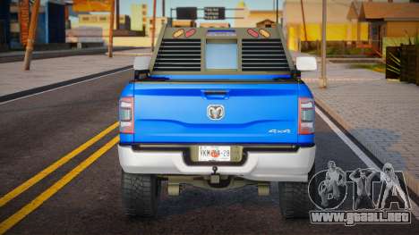 Dodge RAM 2500 2020 HD Blue para GTA San Andreas