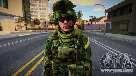 Soldado Del Ejercito De Colombia para GTA San Andreas