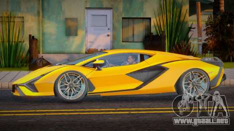 Lamborghini Sian 2021 Santa para GTA San Andreas