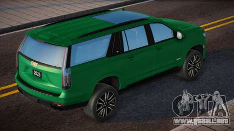 Cadillac Escalade Sport 2023 Green para GTA San Andreas