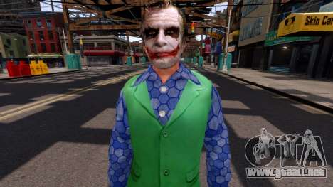 The Joker skin v1.0 para GTA 4