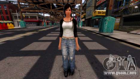 Kokoro Sport DLC from Dead or Alive 5 Street para GTA 4