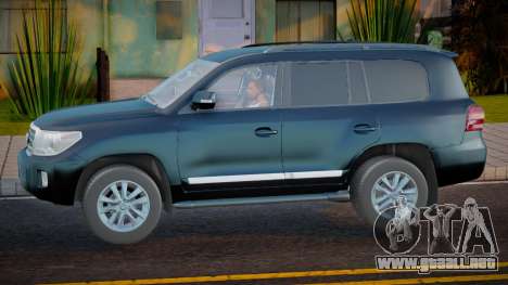 Toyota Land Cruiser 200 Ukr Plate para GTA San Andreas