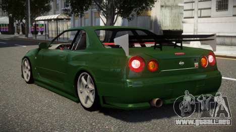 Nissan Skyline R34 XS V1.1 para GTA 4