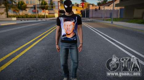 Spider-Man with LowTierGod T-Shirt para GTA San Andreas