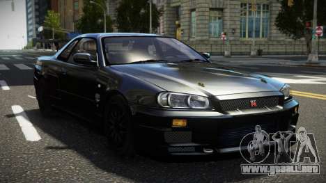 Nissan Skyline R34 GTR ES V1.1 para GTA 4