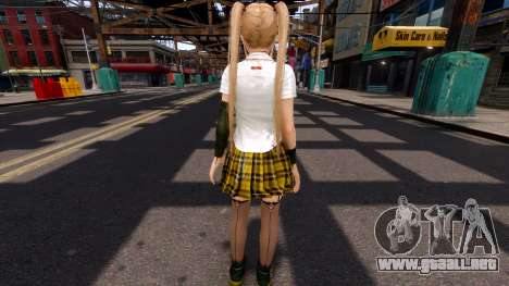 Dead Or Alive 5U - Marie Rose Schoolgirl para GTA 4