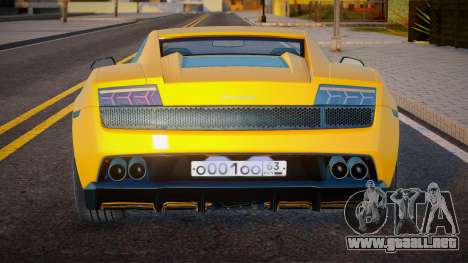 Lamborghini Gallardo Rocket para GTA San Andreas