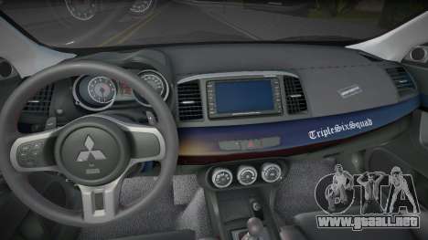 Mitsubishi Lancer Evo X Time Attack para GTA San Andreas