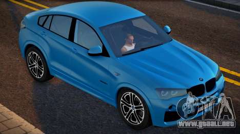 BMW X4 F26 Euro Plate para GTA San Andreas