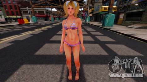 Juliet Starling Striped Bikini para GTA 4