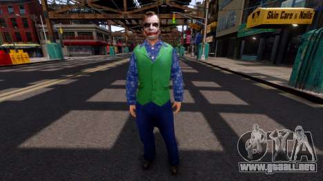 The Joker skin v1.0 para GTA 4