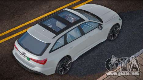 Audi RS6 C8 Cherkes para GTA San Andreas