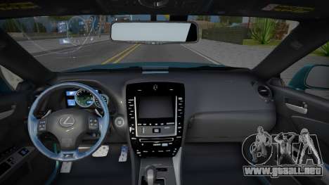 Lexus IS-F Cherkes para GTA San Andreas
