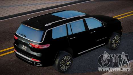 Jeep Grand Cherokee L 2023 Black para GTA San Andreas