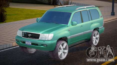 Toyota Land Cruiser 100 stock para GTA San Andreas