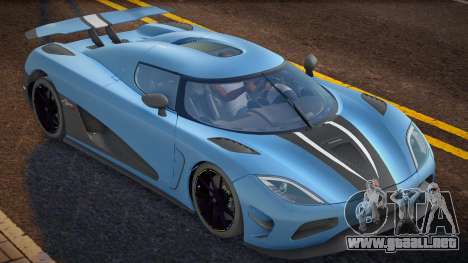 Koenigsegg Agera R Cherkes para GTA San Andreas