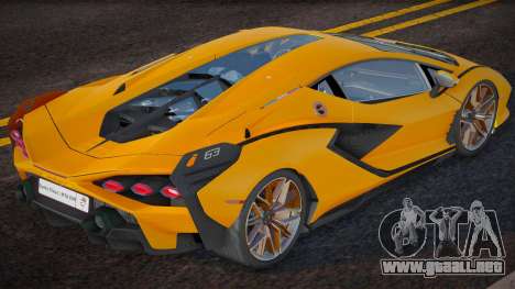 Lamborghini Sian 2021 Santa para GTA San Andreas