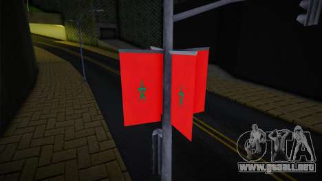 Replace Gay Flags With Morocco Flags para GTA San Andreas