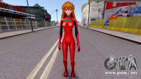 Asuka Langley Soryu Ped (NGEO) para GTA 4