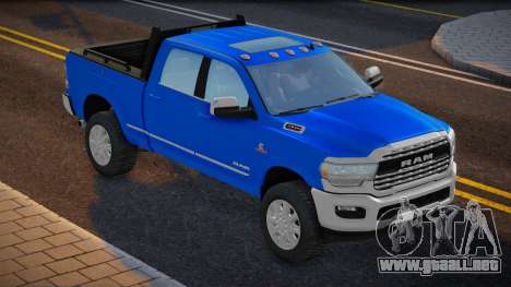 Dodge RAM 2500 2020 HD Blue para GTA San Andreas