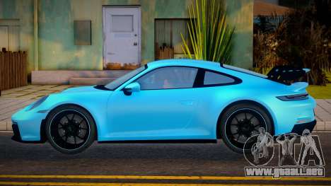Porsche 911 GT3 2022 Blue Variant para GTA San Andreas