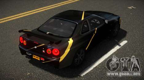 Nissan Skyline R34 XR-Z S1 para GTA 4