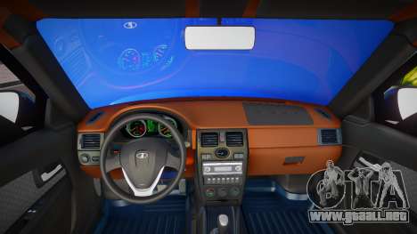 Lada Priora Blue Steklo para GTA San Andreas