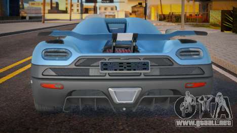 Koenigsegg Agera R Cherkes para GTA San Andreas