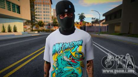 Drip Boy (New T-Shirt) v1 para GTA San Andreas