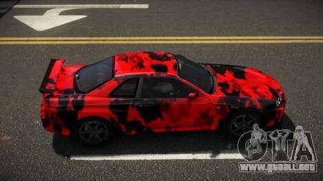 Nissan Skyline R34 XR-Z S8 para GTA 4