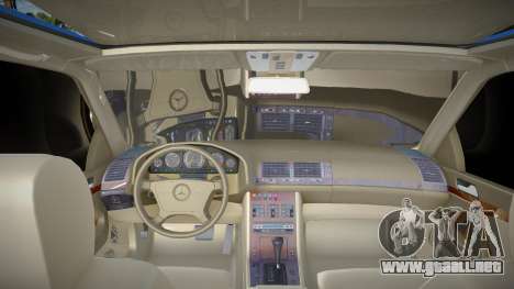 Mercedes-Benz W140 Oper Chicago para GTA San Andreas