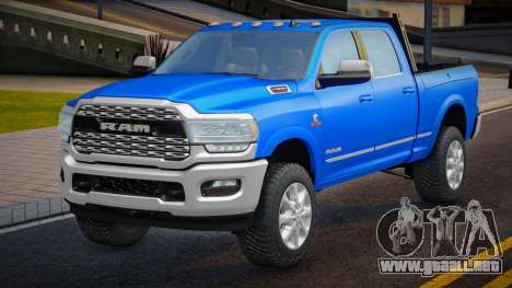 Dodge RAM 2500 2020 HD Blue para GTA San Andreas